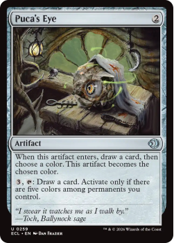 Puca's Eye single card from Magic: the Gathering
