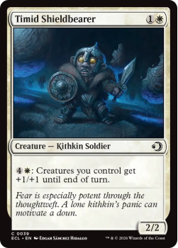 Timid Shieldbearer single card from Magic: the Gathering