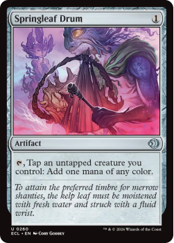 Springleaf Drum single card from Magic: the Gathering