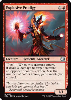 Explosive Prodigy single card from Magic: the Gathering