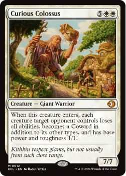 Curious Colossus single card from Magic: the Gathering