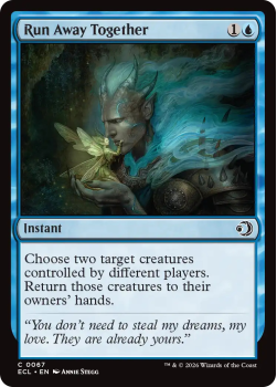 Run Away Together single card from Magic: the Gathering