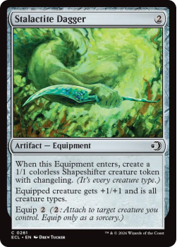 Stalactite Dagger single card from Magic: the Gathering