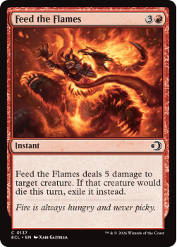 Feed the Flames single card from Magic: the Gathering