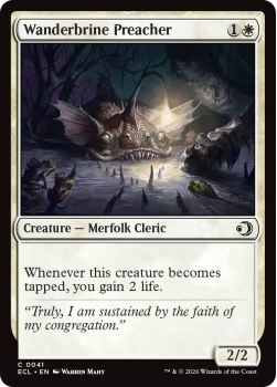 Wanderbrine Preacher single card from Magic: the Gathering