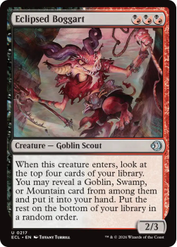 Eclipsed Boggart single card from Magic: the Gathering