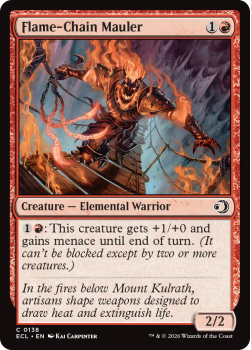 Flame-Chain Mauler single card from Magic: the Gathering