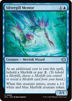 Silvergill Mentor single card from Magic: the Gathering