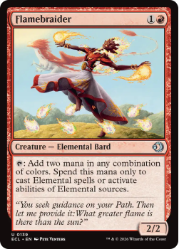 Flamebraider single card from Magic: the Gathering