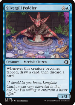 Silvergill Peddler single card from Magic: the Gathering