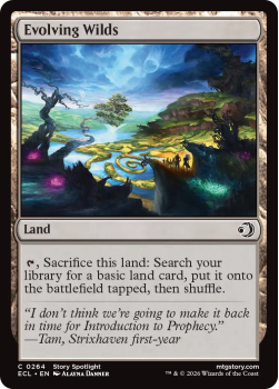Evolving Wilds single card from Magic: the Gathering