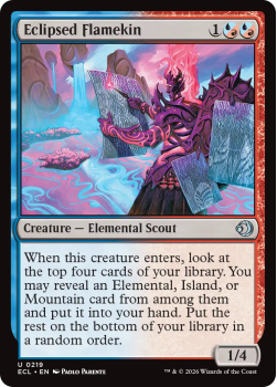 Eclipsed Flamekin single card from Magic: the Gathering
