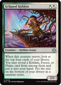 Eclipsed Kithkin single card from Magic: the Gathering