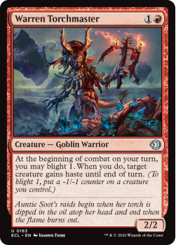Warren Torchmaster single card from Magic: the Gathering