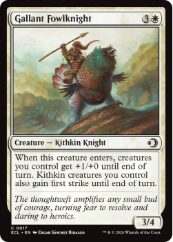 Gallant Fowlknight single card from Magic: the Gathering