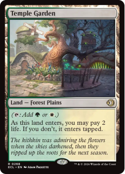Temple Garden single card from Magic: the Gathering