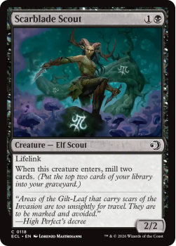 Scarblade Scout single card from Magic: the Gathering