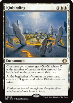 Kinbinding single card from Magic: the Gathering