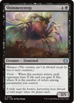 Shimmercreep single card from Magic: the Gathering