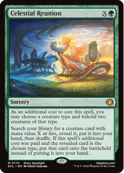 Celestial Reunion single card from Magic: the Gathering