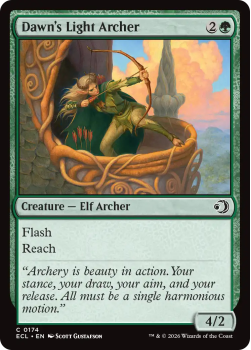 Dawn's Light Archer single card from Magic: the Gathering