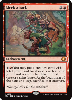 Meek Attack single card from Magic: the Gathering