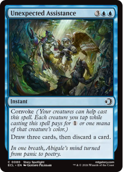 Unexpected Assistance single card from Magic: the Gathering