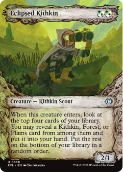 Eclipsed Kithkin (SHOWCASE) single card from Magic: the Gathering