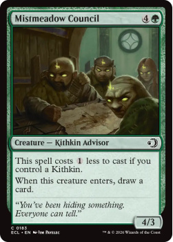 Mistmeadow Council single card from Magic: the Gathering