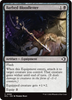 Barbed Bloodletter single card from Magic: the Gathering