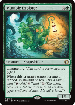 Mutable Explorer single card from Magic: the Gathering
