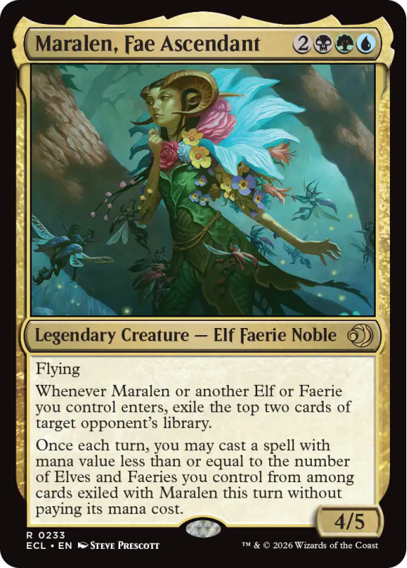 Maralen, Fae Ascendant (FOIL) : 0233 LORWYN ECLIPSED - Magic the Gathering  Single Card