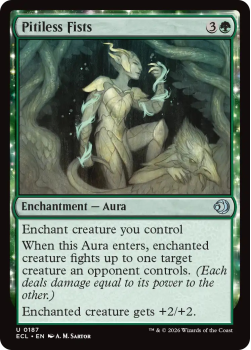 Pitiless Fists single card from Magic: the Gathering