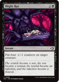 Blight Rot single card from Magic: the Gathering