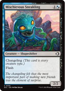 Mischievous Sneakling single card from Magic: the Gathering