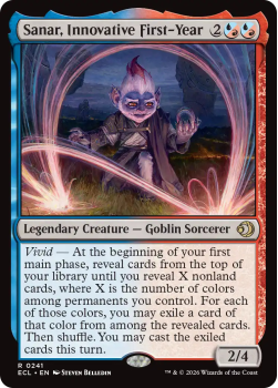 Sanar, Innovative First-Year single card from Magic: the Gathering