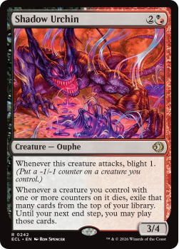 Shadow Urchin single card from Magic: the Gathering