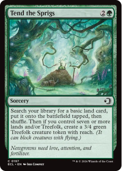 Tend the Sprigs single card from Magic: the Gathering