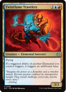 Twinflame Travelers single card from Magic: the Gathering