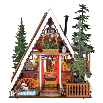 Rolife A-Frame Cabin DIY Miniature House DG181