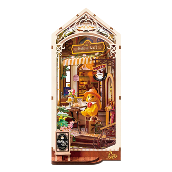 Rolife Holiday Cafe DIY Book Nook Shelf Insert TGB15