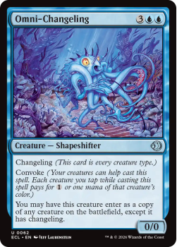 Omni-Changeling single card from Magic: the Gathering
