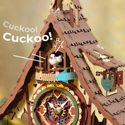 ROKR Cuckoo Clock Mechanical 3D Coloured Wooden Puzzle LC901C - Image 4