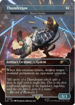 Thunderjaw single card from Magic the Gathering