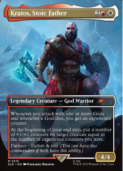 Kratos, Stoic Father single card from Magic the Gathering