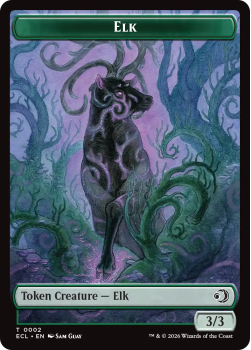 Elk 0002 single card from Magic: the Gathering