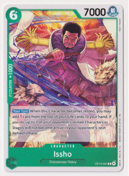 Issho single card from One Piece Card Game