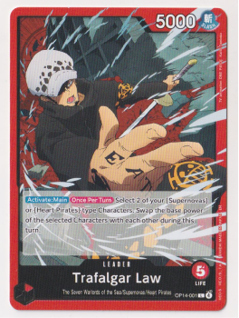 Trafalgar Law single card from One Piece Card Game