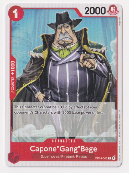 CaponeâGangâBege single card from One Piece Card Game