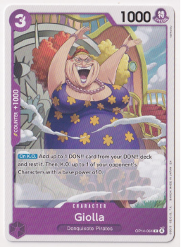Giolla single card from One Piece Card Game